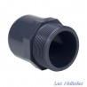 Male threaded PVC connector 1 "1/4 - 32 x 40 mm