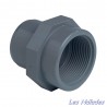 Threaded PVC female connector 3/4 "- 20 mm